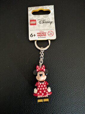 Disney Minnie Mouse LEGO Mini Fig Keychain